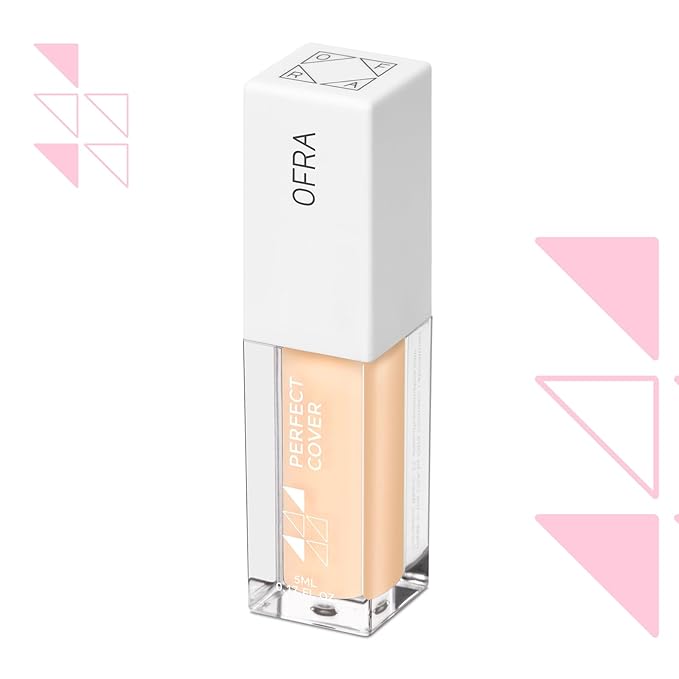 OFRA Cover Concealer - Honey - Natural Finish Liquid Concealer - Shade with Warm Undertones - Hydrating, Smoothing, and Long-Lasting Formula - Makeup and Under Eye Color for Dark Circles - 5 ml