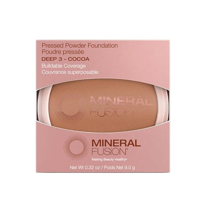 Mineral Fusion Deep 3 Makeup Pressed Powder Foundation By Mineral Fusion, 0.32 oz (Pack of 3)