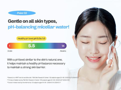 ma:nyo Pure Cleansing Water | Triple Micellar Technology for Sensitive Skin, Makeup Remover & Hydrating Cleanser, Korean Skincare 16.9 fl oz (500ml)
