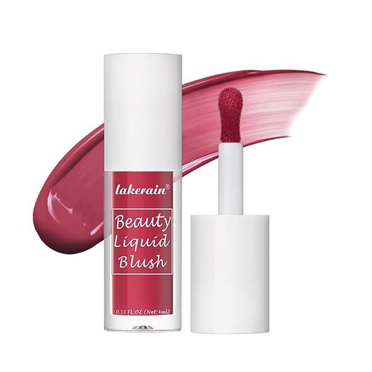 Velvet Liquid Blush, Natural Matte Finish Looking, Dewy Cheek Tint, Soft Cream Face Blush,Moisturizing Lightweight Blendable Feel,Long-Lasting-101#