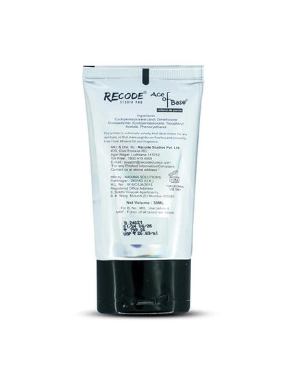 Makeup Ace of Base Primer for Oily & Dry Skin, Lightweight & Silky Smooth, Face Primer for Women & Girls, All Skin Types, 30ml