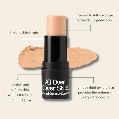 Shine-Free Balance Illuminating Foundation Stick, Concealer Stick, Vegan, Free of Oils, Gluten, Allergens