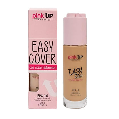 Easy Cover Liquid Makeup| Foundation Make Up| Tinted Moizturizer for face| Liquid Make Up| Medium coverage| Water base| Alcohol free| Model PKEC700