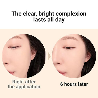 ESPOIR Pro Tailor Be Powder Cushion Foundation SPF42 PA++ #4 Beige (13g+refill 13g) | A Soft Cushion Foundation of a Light Texture & Long Lasting Weightless Full Coverage | Korean Makeup
