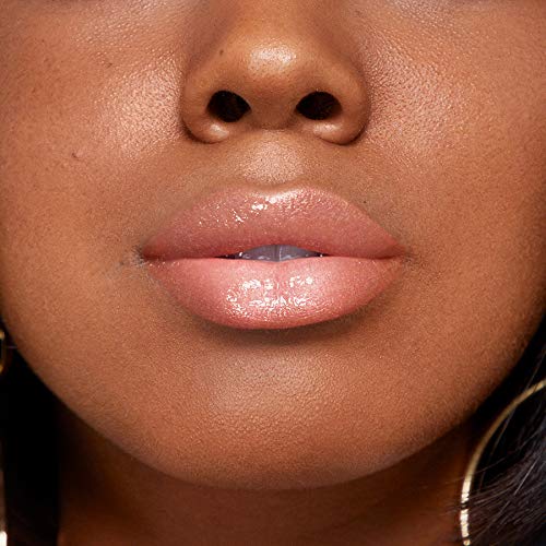 Rimmel Stay Glossy Lip Gloss - Non-Sticky and Lightweight Formula for Lip Color and Shine - 120 Non-Stop Glamour, .18oz