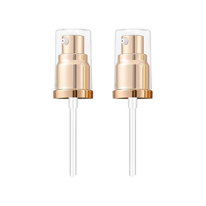 2Pack Foundation Pump Fit for Estee Lauder Double Wear Foundation, Gold Replacement Pumps for DW Makeup Bottle(Upgraded)