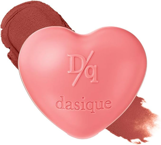 dasique Souffle Color Pot #07 Burnt Sienna – Makeup Blush, Buildable Silky-Smooth Texture, Build-In Mini Brush, Multi-Use For Cheek and Lip