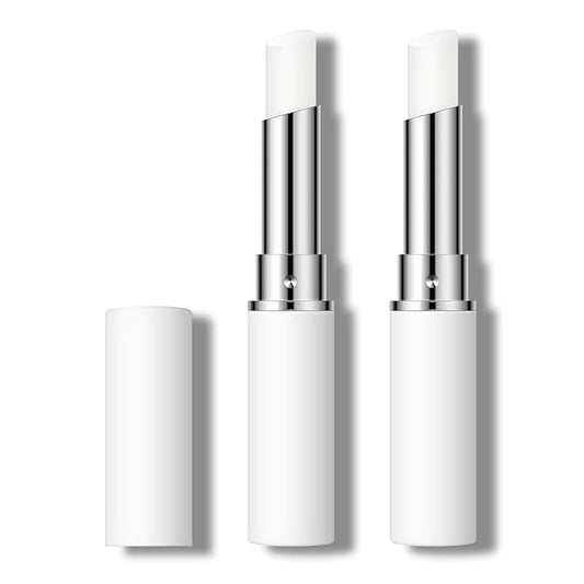 KYDA 2 Pcs Lip Primer, Colorless Tint, Smoothes and Refines Lips, Moisturizing Primer for Lips, Sheer Lightweight Lip Base, Lipstick Primer & Daily Lips Balm