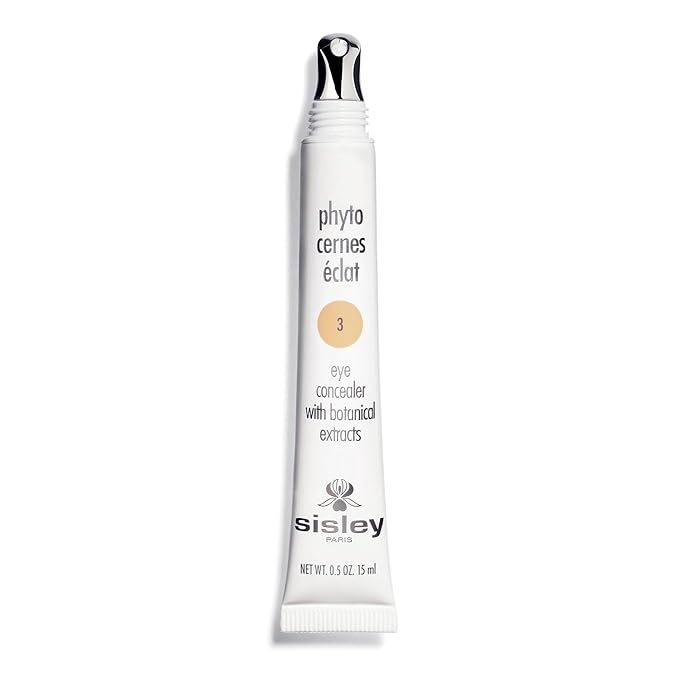Sisley Paris Phyto-Cernes Eclat, No. 3-15 mL - Eye Concealer - Tinted Anti-Dark Circles Product - Instantly Masks Dark Circles & Targets Puffiness - Natural, Long-Wear Finish - Includes Brush