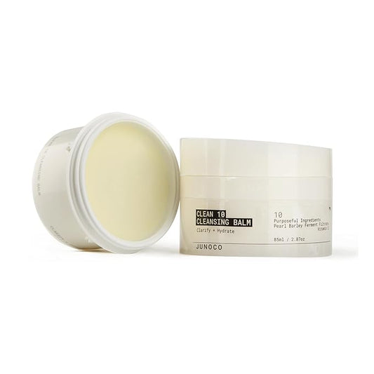 JUNO & Co. JADE Clean10 Cleansing Balm - Makeup Remover Balm - Effortlessly Removes Makeup & SPF - 2.87oz Makeup Remover Balm Set