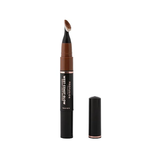 Profusion Cosmetics West Coast Glow Blush Bronzer Experience Radiant Sun-Kissed Beauty with Vitamin-Infused Liquid Formula, Lightweight, Buildable Suitable for All Skin Tones (Catalina)