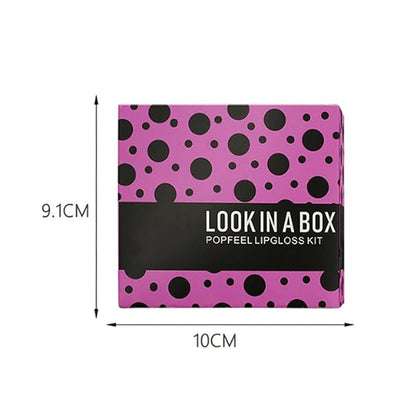 Lip Gloss Set, 6 Piece Matte Lipstick Makeup Set, Non-sticky, High Shine, Long Lasting Color Lip Gloss Set, Rich Color, Great Gifts for Holiday and Birthday - 078