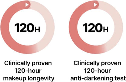 THE TOOL LAB Stamp Skinfit Cushion Foundation & Brush Set｜Glow Type, No.19 Porcelain｜120H Long-Lasting Coverage, Flawless, Ultra Adherence, Glass Glowy Clear Watercolor-Radiance Skin｜SPF 40++, 11g
