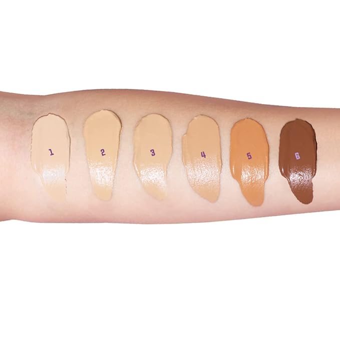 ILOVEPINCH Army Liquid Foundation Makeup, Semi Matte, Medium-to-High Coverage, Natural Beige No. 1-2,12 oz