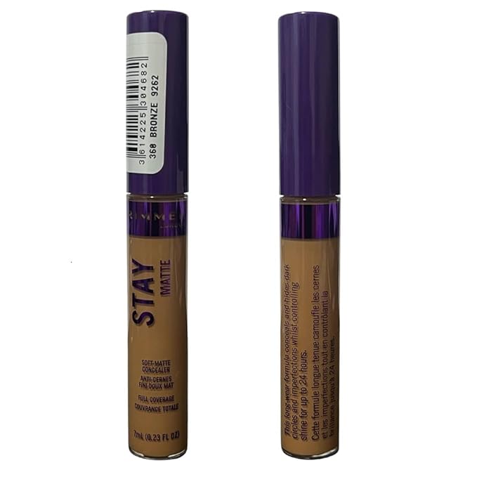 Pack of 2 Rimmel Stay Matte Concealer, Bronze 360