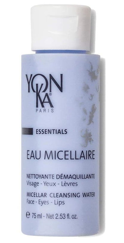 Yonka Cleansing Milk, Gentle Facial Cleanser & Makeup Remover with Eau Micellaire Micellar Water and Cleansing Makeup Remover, Luxury French Skincare, Paraben-Free