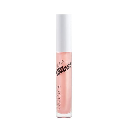 Pacifica Plumping Lip Gloss - Lip Bloss Tinted Lip Balm Treatment - Berry Flavored - Moisturizing, High-Shine, Long-Lasting Shine, Vegan & Cruelty-Free, 0.14 Fl Oz, Light Pink