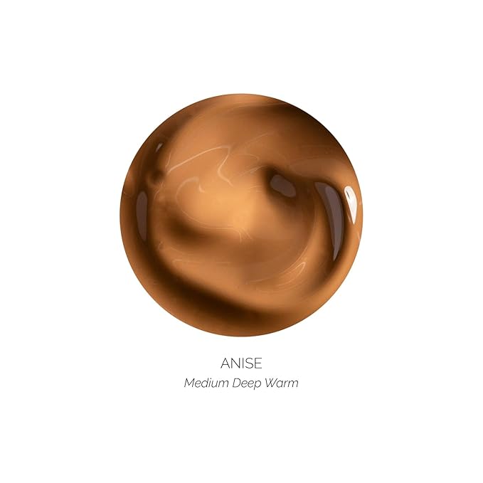 OFIR Skin Satin Medium Coverage Foundation | Lightweight Foundation Makeup with Vegan Formula | Blue Light Protection & Non-Creasing for Long-Lasting Wear | 1 FL OZ (Anise - Medium Deep Warm)