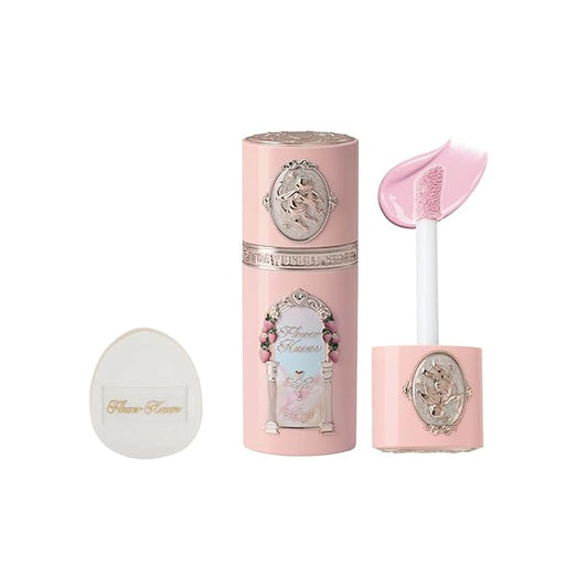 Flower Knows Strawberry Cupid All Day Glow Liquid Blush 01+Little Angel Cushion Powder Puff Set