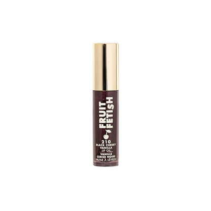 Milani Fruit Fetish Lip Oil with Vitamin E for Instant Hydration, Fruit Extract Infused Lip Treatment and Moisturizing Lip Gloss - Black Cherry Vanilla