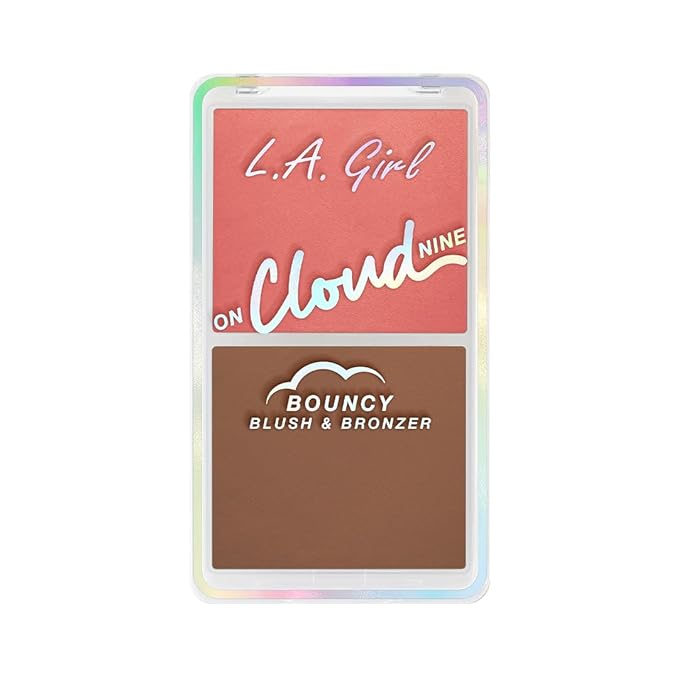 L.A. Girl On Cloud Nine Bouncy Blush Bronzer, Coral Bliss GBL499