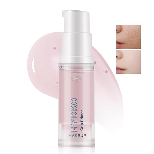 Hydrating Face Primer, Power Grip Primer, Sheer & Lightweight Long-Lasting Moisturizing Brighten,Gel Makeup Primer For Flawless, Smooth Skin