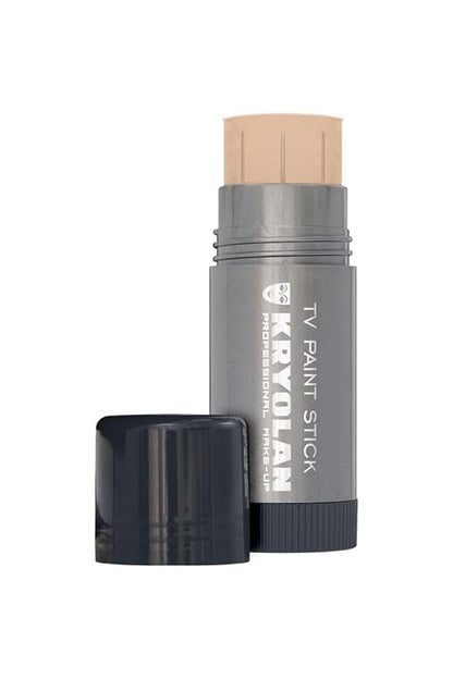 Kryolan TV Paint Stick - Ivory Matte Kryolan Makeup Stick - Foundation Makeup - Makeup for TV, Theater, Stage, Acting, Face & Body, Full Coverage Cream Concealer Stick Foundation - Made in USA (25 g)