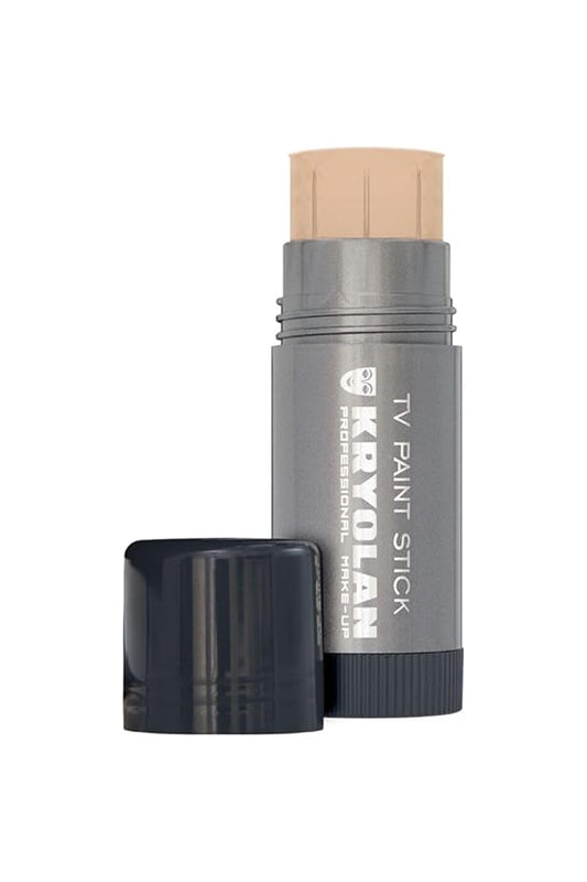 Kryolan TV Paint Stick - Ivory Matte Kryolan Makeup Stick - Foundation Makeup - Makeup for TV, Theater, Stage, Acting, Face & Body, Full Coverage Cream Concealer Stick Foundation - Made in USA (25 g)