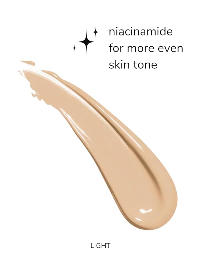 Emani Youth Defense Foundation with Hyaluronic Acid - Anti-Aging, Full Coverage - Protects Face and Brightens Skin Discoloration, Light
