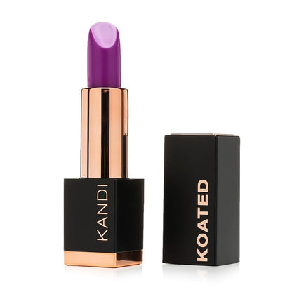 Kandi Koated Suede Matte Lipstick [Majestic] - Warm Purple Matte Lip Color with Cruelty-Free Formula | Creamy Texture, Rich Colors, Paraben-Free | Beauty & Makeup