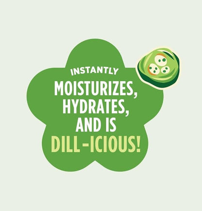 Blossom Lip Gloss Tubes, Pickle Scented Thick Clear High Shine Moisturizing Flower Lip Gel with Nourishing Jojoba Seed Oil, Infused with Real Flowers, 0.3oz, Pickle