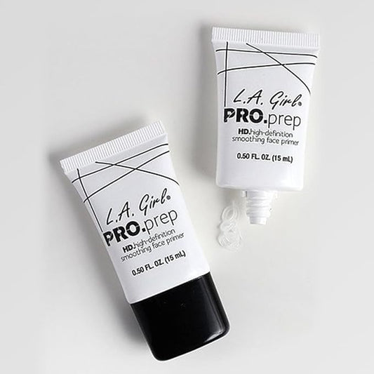 L.A. Girl PRO Prep HD High Definition Smoothing Face Primer, Assortment, 0.5 Fl Oz