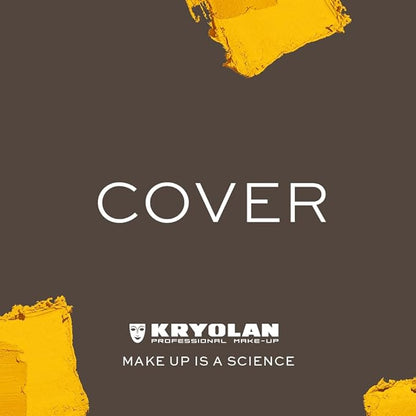 Kryolan TV Paint Stick - 509 Kryolan Makeup - Makeup Foundation - Makeup for TV, Theater, Stage, Acting, Face and Body, Full Coverage Concealer Foundation - Made in USA (25 g)