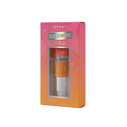 Profusion Cosmetics It's a Vibe Stay Hydrated Face Primer, Vegan & Cruelty-Free Makeup with Broad-Spectrum Sunscreen, Long-Wearing Formula and UVA Protection