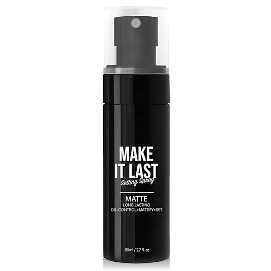 Make It Last! Makeup Setting Spray Matte Long Lasting Oil Control Mattify & Set, Lock & Set Makeup from Smudging & Fading Ultra Fine Mist