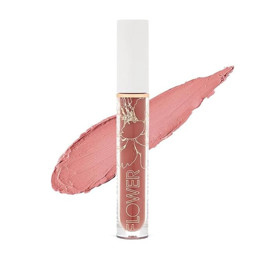 Flower Beauty Miracle Matte Liquid Lip Color - Vividly Bold & Creaseless Matte Liquid Lipstick, Comfortable All Day High Impact Makeup Color (Rosewood)