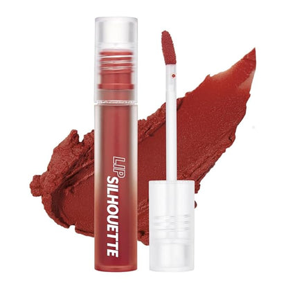I'M MEME Matte Velvet Tint - Lip Silhouette 05 Street Chill (Red Chilly Shade) | Vivid Color, Long Lasting, Moisturizing & Hydrating, Light-weight, Neutral Lip Stain, 4mL