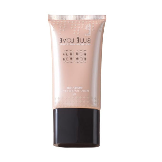 BLUE LOVE BB Cream - Lightweight Tinted Moisturizer & Liquid Foundation, Sheer Coverage Concealer Makeup, Hydrating Skin Tint for All Skin Types. 2.13 Fl Oz (Natural Color)