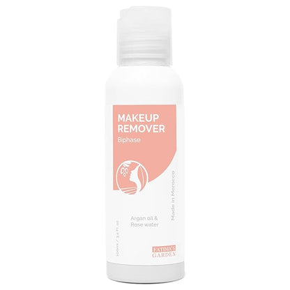 Fatima's Garden Organic Makeup Remover - With Argan & Rose Water, 100ml