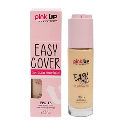 Easy Cover Liquid Makeup| Foundation Make Up| Tinted Moizturizer for face| Liquid Make Up| Medium coverage| Water base| Alcohol free| Model PKEC400