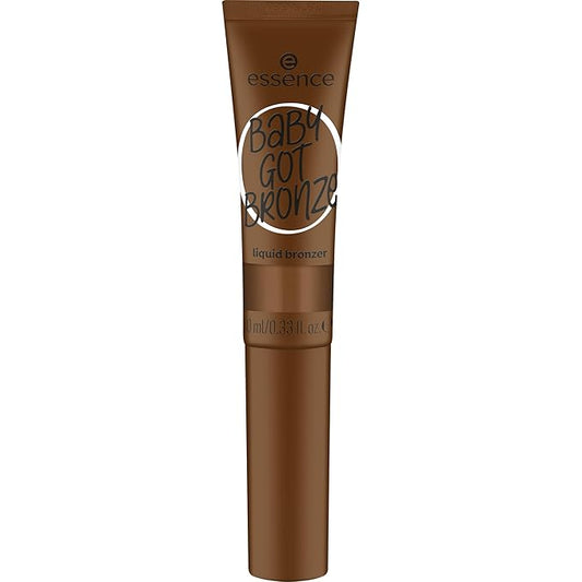 essence | Baby Got Bronze Liquid Bronzer | Lightweight, Buildable, Natural Finish with Sponge Applicator| Vegan & Cruelty Free (40 | Tan-Tastic)