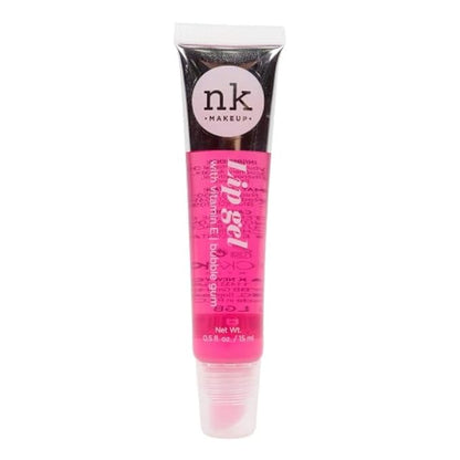 Nicka K New York 5 PACK NK Lip Gel with Vitamin E Bubble Gum, Argan, Strawberry, Cherry and Rosehip Lip Gloss