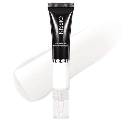 KISSIO Foundaton Mixing Pigment,White Pigment,Foundation Color Corrector,Smooth and Light,Blends Easily With BB Cream,Deep to Shallow,Cruelty Free, 0.67 oz