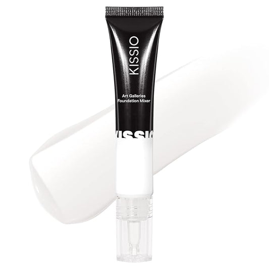 KISSIO Foundaton Mixing Pigment,White Pigment,Foundation Color Corrector,Smooth and Light,Blends Easily With BB Cream,Deep to Shallow,Cruelty Free, 0.67 oz