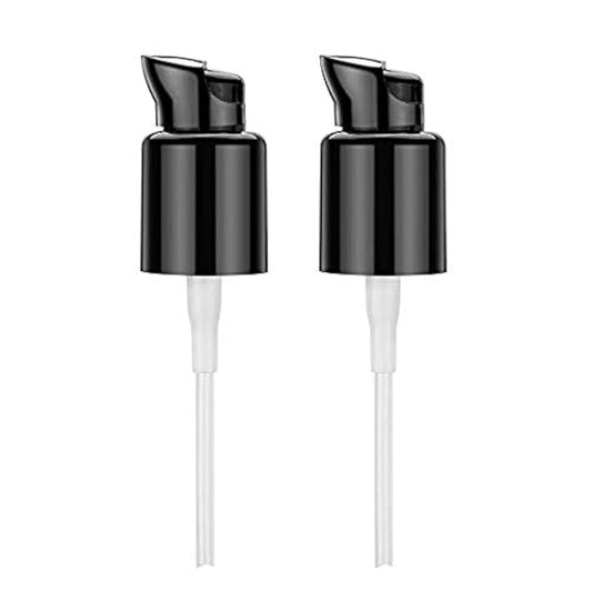 2pcs Replacement Pump for Bottle Compatible with Both Mac and Double Wear(Black)