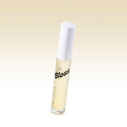 Pacifica Plumping Lip Gloss – Vanilla Bean (Creamy Neutral Tint) Hydrating Lip Oil Balm, Gentle Lip Plumper with Shea & Jojoba, No-Sting High Shine, Vegan & Cruelty-Free 0.14oz