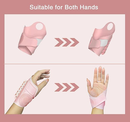 Silicone Hand Makeup Tool for Holding Cosmetic Pen Mixing Palette for Liquid Foundation Makeup Powder 2024 New Palette for Makeup Lovers and Professionals