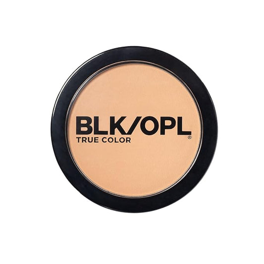 BLK/OPL Oil Absorbing Pressed Powder, True Color - Weightless, Buildable & Blendable Compact Press Powder Makeup for Face Smooths Out Blemishes, Pores or Uneven Skin Tones - Queen Sugar