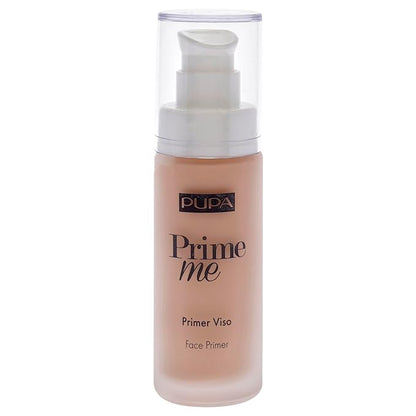 PUPA Milano Prime Me Corrective Face Primer - Pre Make-Up Face Base - For Dull-Looking And Lifeless Skin - Evens Out The Skin Tone, Giving It A Glowing And Fresh Appearance - 005 Peach - 1 Oz
