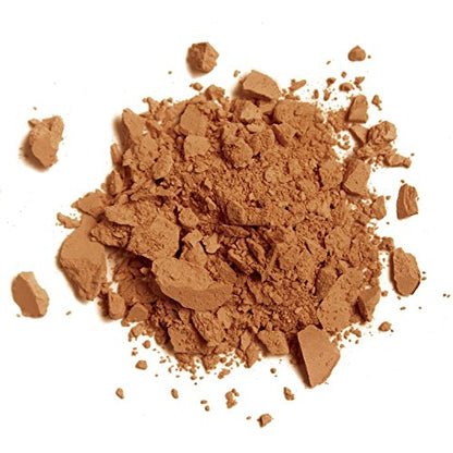 Mirabella Pure Press Powder Foundation Makeup, HD Finish Buildable Mineral Foundation for Sensitive Skin and All Skin Types with Age-Defying Benefits, Jojoba and Triglyceride, Dark V